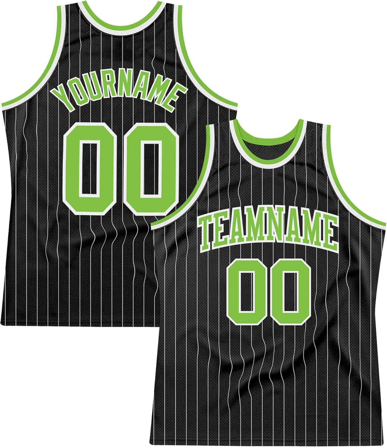 Custom Name Team Name Number Black White Pinstripe Maroon-White Authentic Basketball Jersey, Personalized Basketball Jersey - Image 8