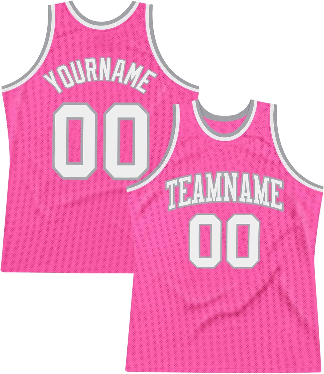 Custom Name Team Name Number Black Pink-Purple Authentic Throwback Basketball Jersey, Personalized Uniform Basketball Shirt - Image 10