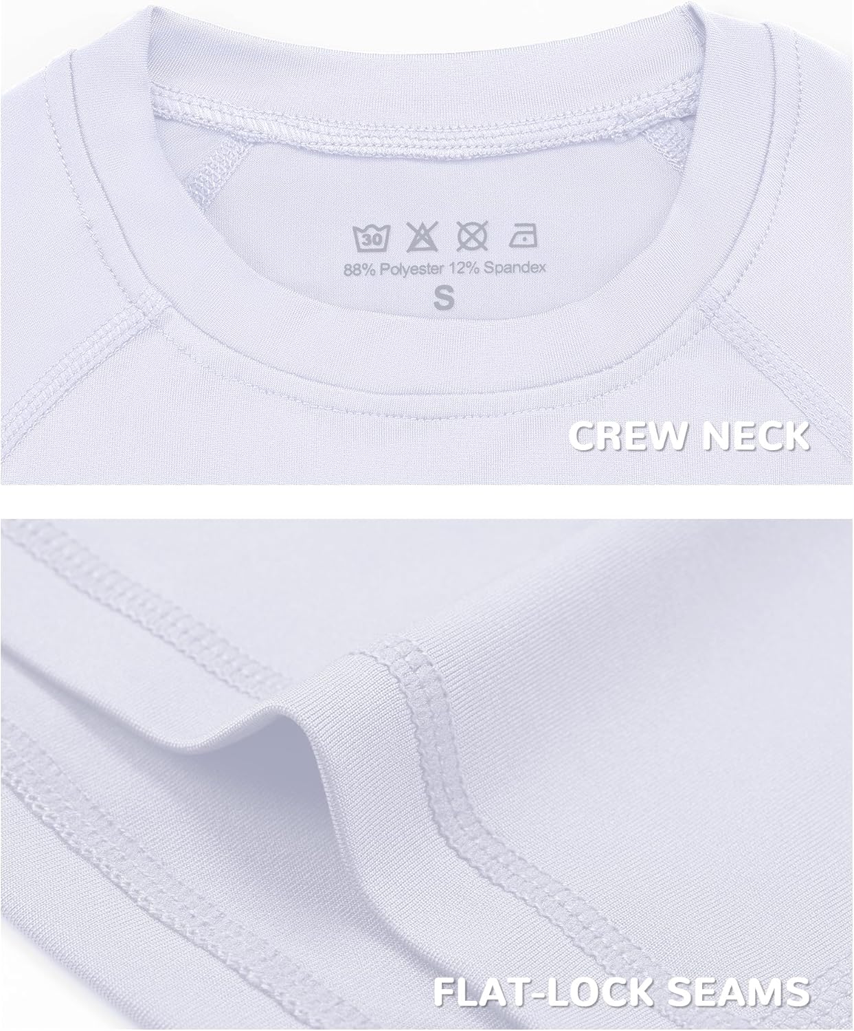 Runhit Boys Compression Shirt Kids Long Sleeve Athletic Undershirt Youth Quick Dry Base Layer for Football Baseball - Image 3