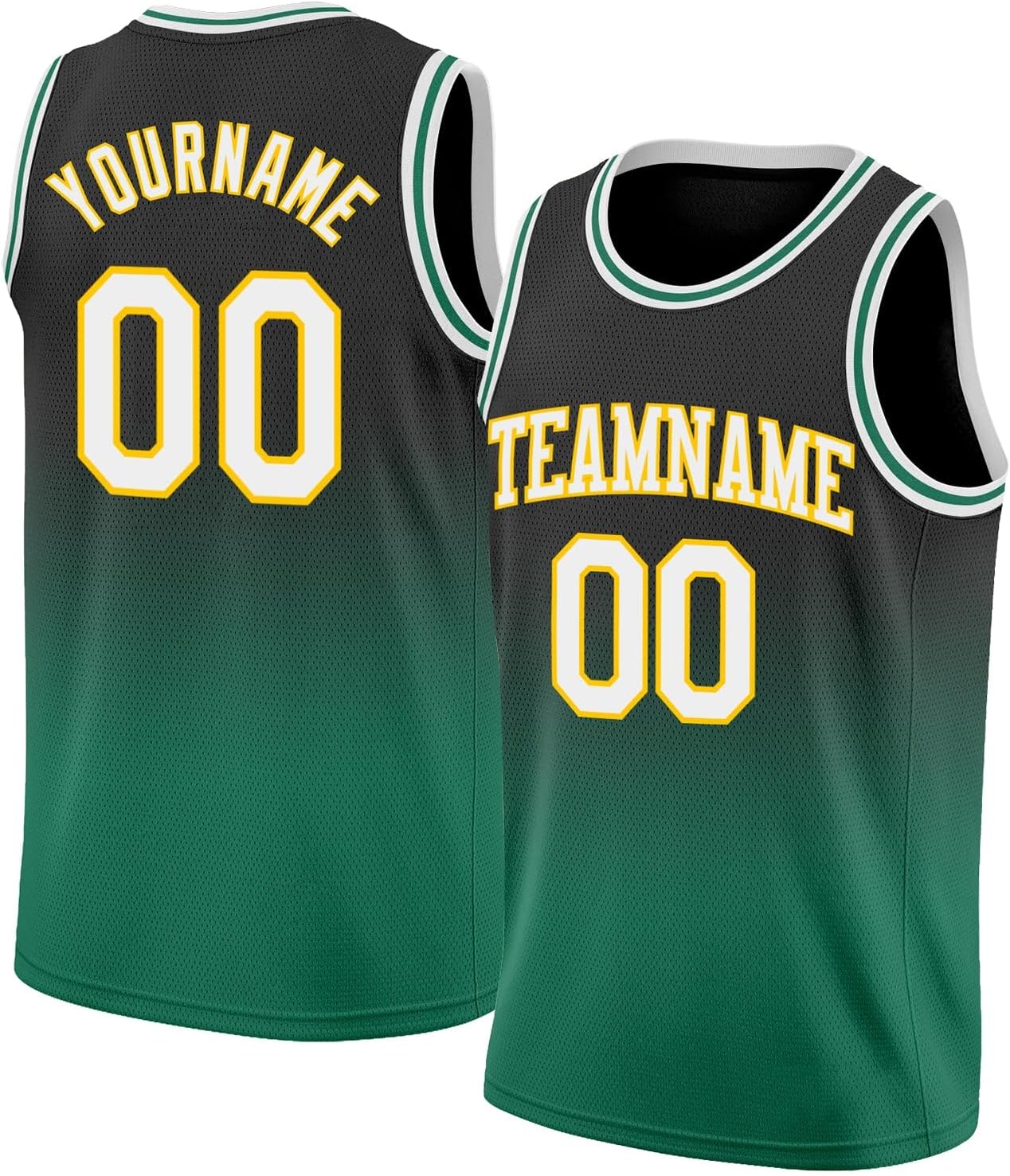 Custom Name Team Name Number Black Blue-Orange Authentic Throwback Basketball Jersey, Personalized Uniform Basketball Shirt - Image 25