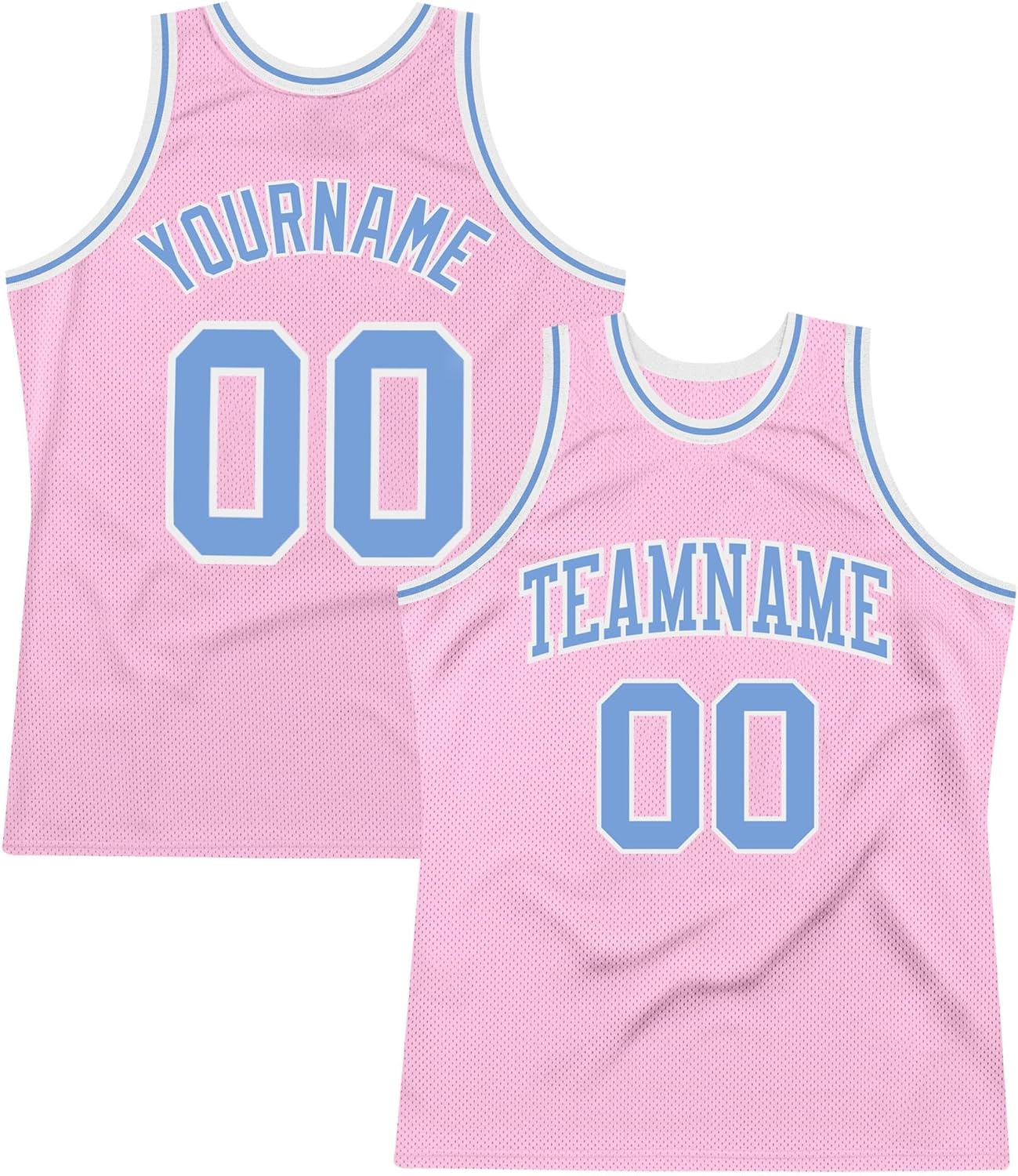 Custom Name Team Name Number Teal White Authentic Throwback Basketball Jersey, Personalized Basketball Jersey - Image 21