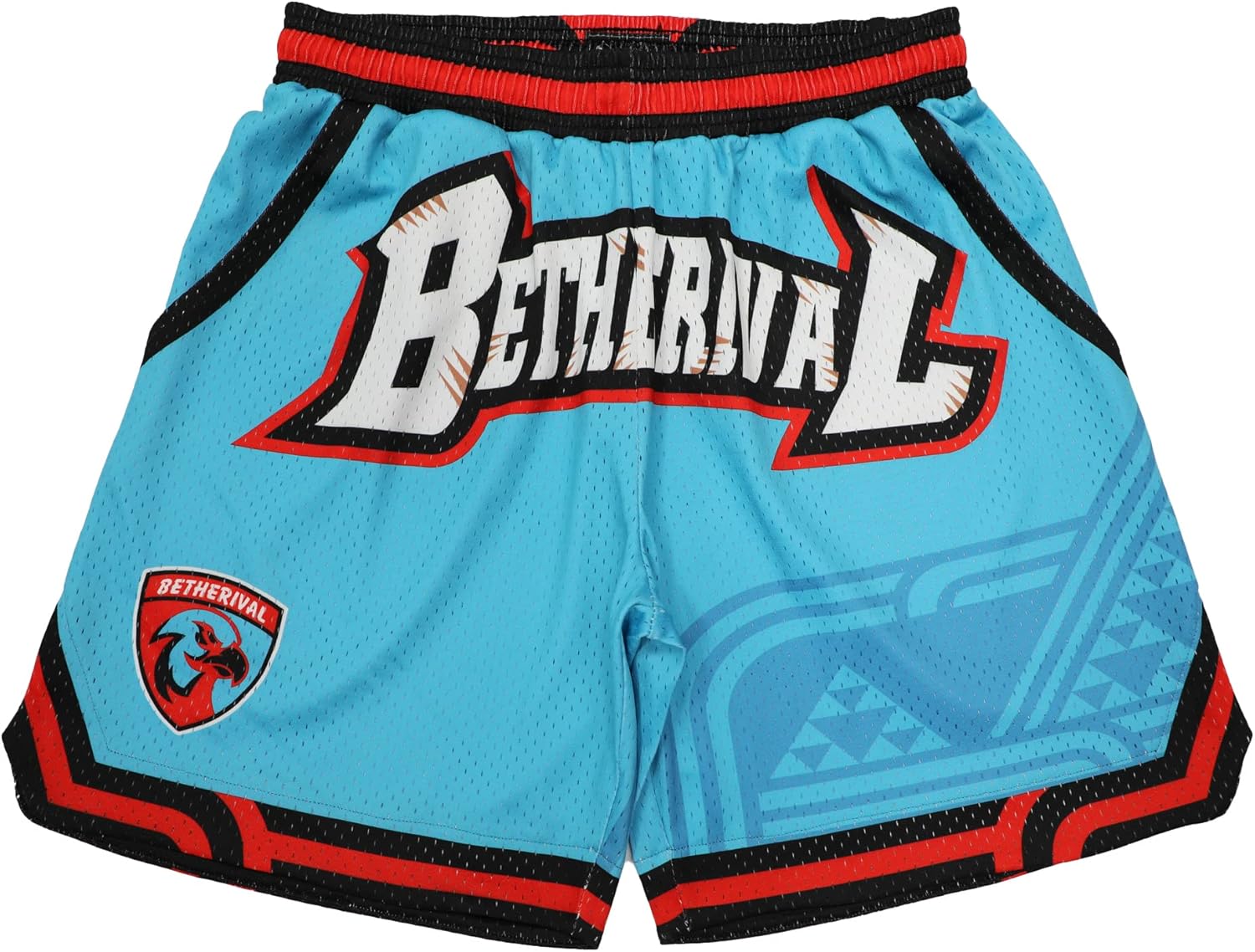 Men Basketball Shorts Graphic Mesh Drawstring Retro Sport Workout Gym Running Athletic Shorts - Image 17