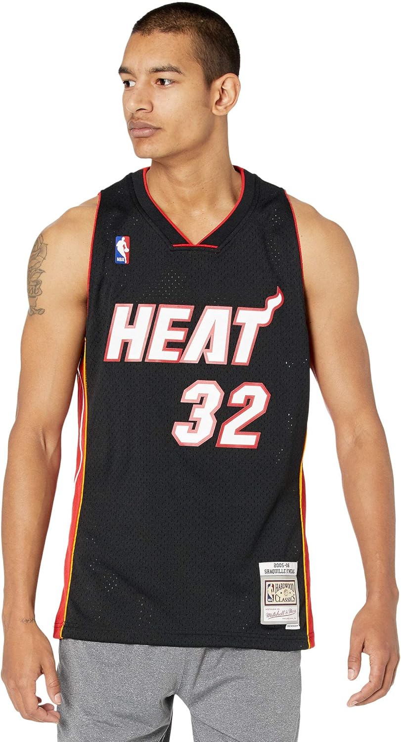 Mitchell & Ness Miami Heat Shaquille O'Neal #32 '05-'06 Road Jersey Black