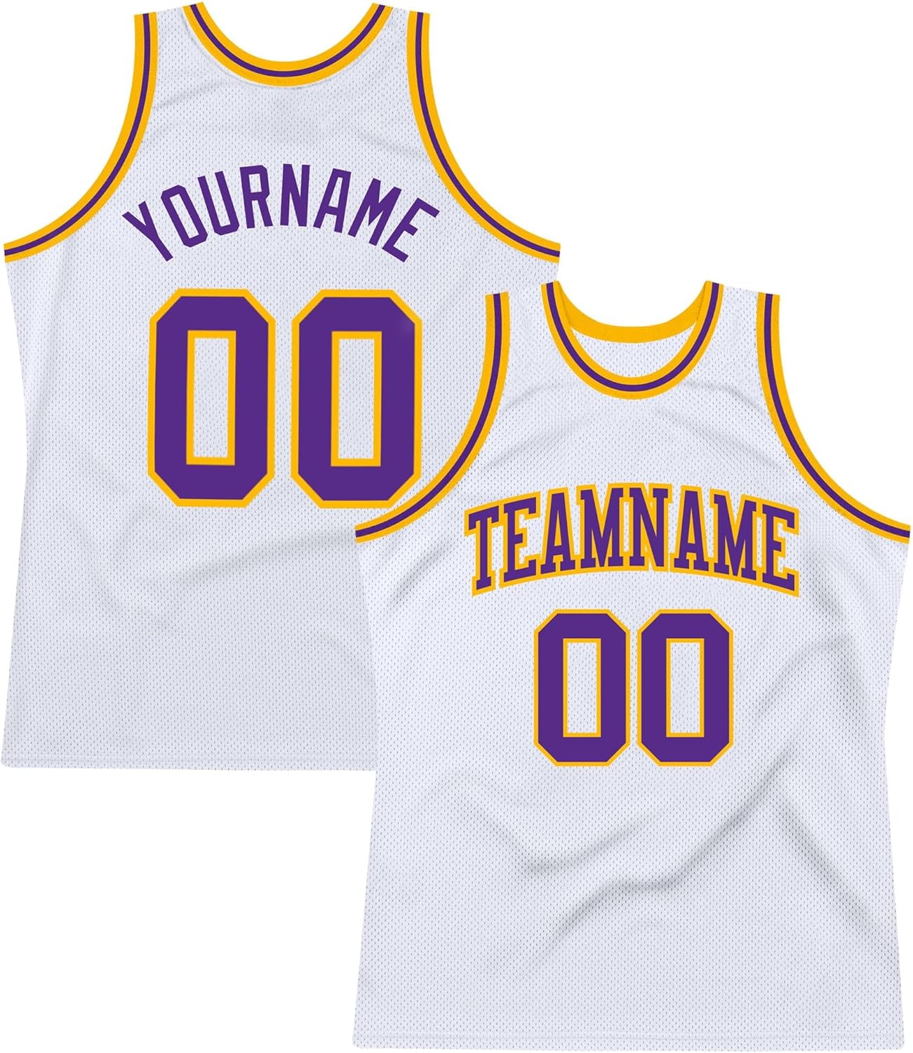 Custom Name Team Name Number Black White Purple-Teal Authentic Throwback Basketball Jersey, Personalized Basketball Jersey - Image 20