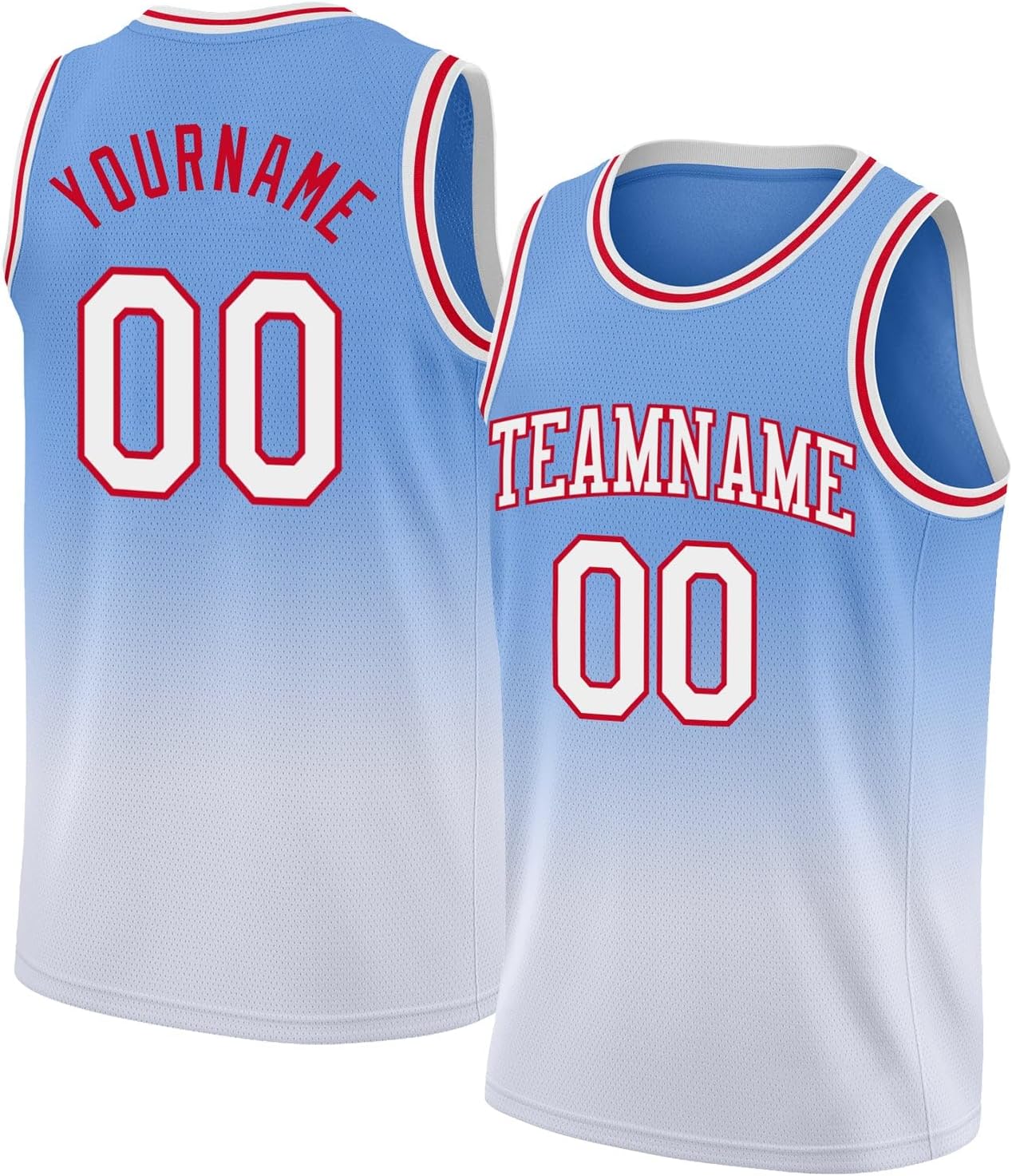 Custom Name Team Name Number Orange Blue-Navy Authentic Throwback Basketball Jersey, Personalized Uniform Basketball Shirt - Image 15
