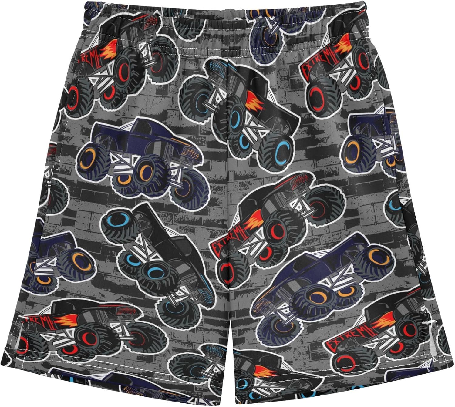 Boys Athletic Shorts with Pockets Running Basketball Shorts for Youth Elastic Waist Size 7-16 - Image 16