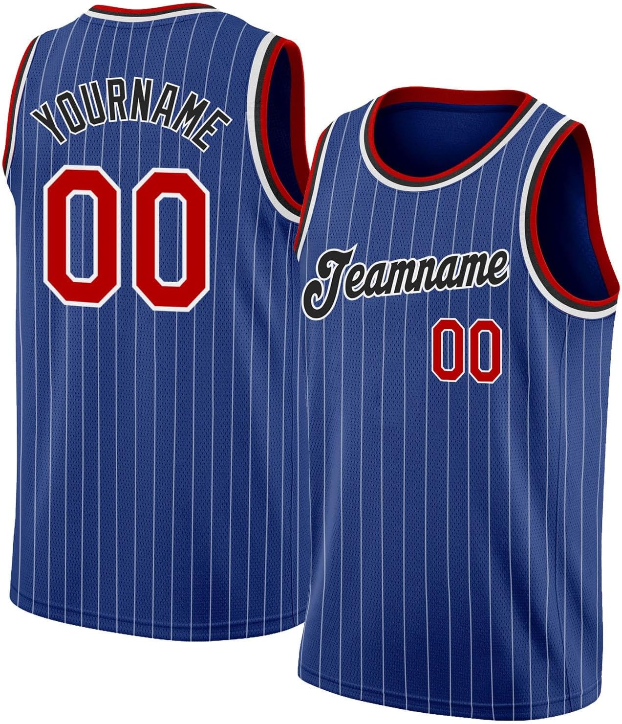 Custom Name Team Name Number Black Pink-Purple Authentic Throwback Basketball Jersey, Personalized Uniform Basketball Shirt - Image 20