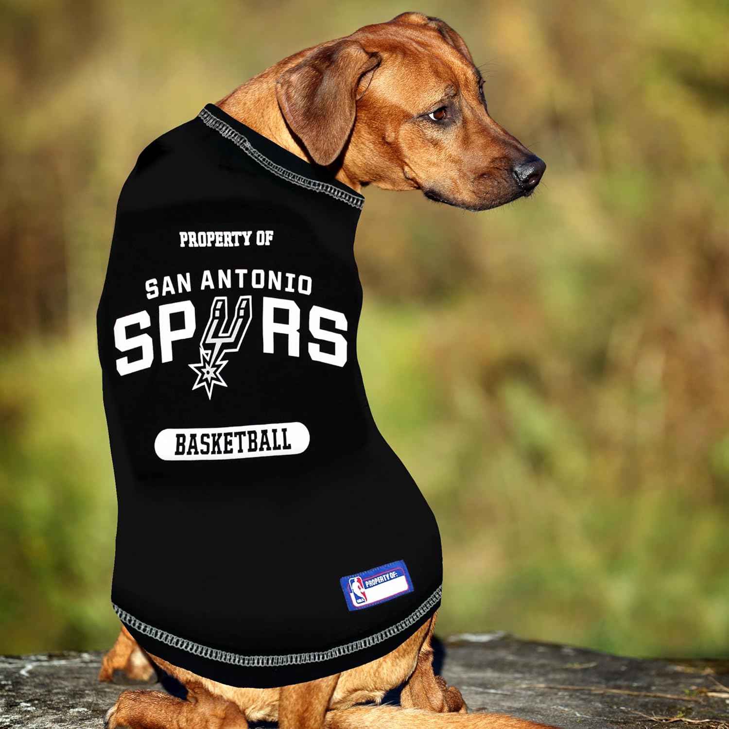 Pets First NBA Licensed Hoodies & T-shirt for Dogs & Cats, SAN Antonio Spurs, Medium - Image 6