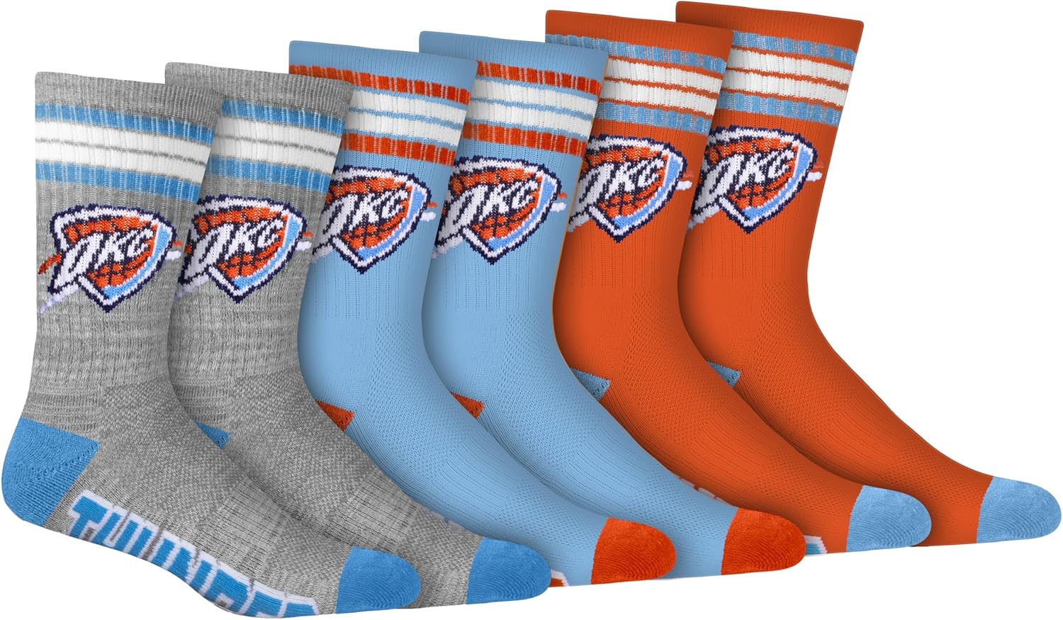 Ultra Game Men's NBA Official Athletic Cushioned Secure Fit Team Crew Socks – 3 Pack - Image 26