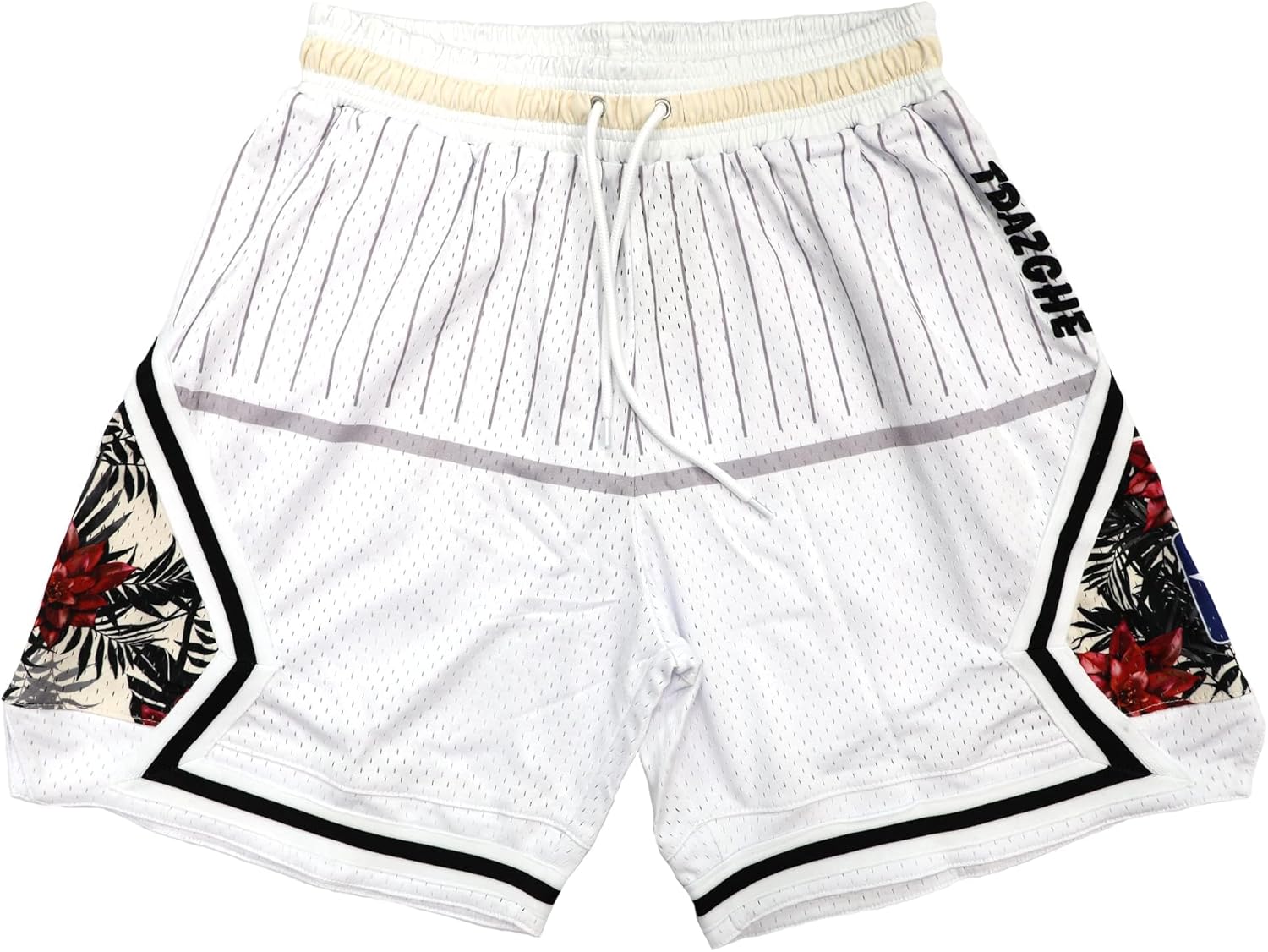 Men Basketball Shorts Graphic Mesh Drawstring Retro Sport Workout Gym Running Athletic Shorts - Image 23