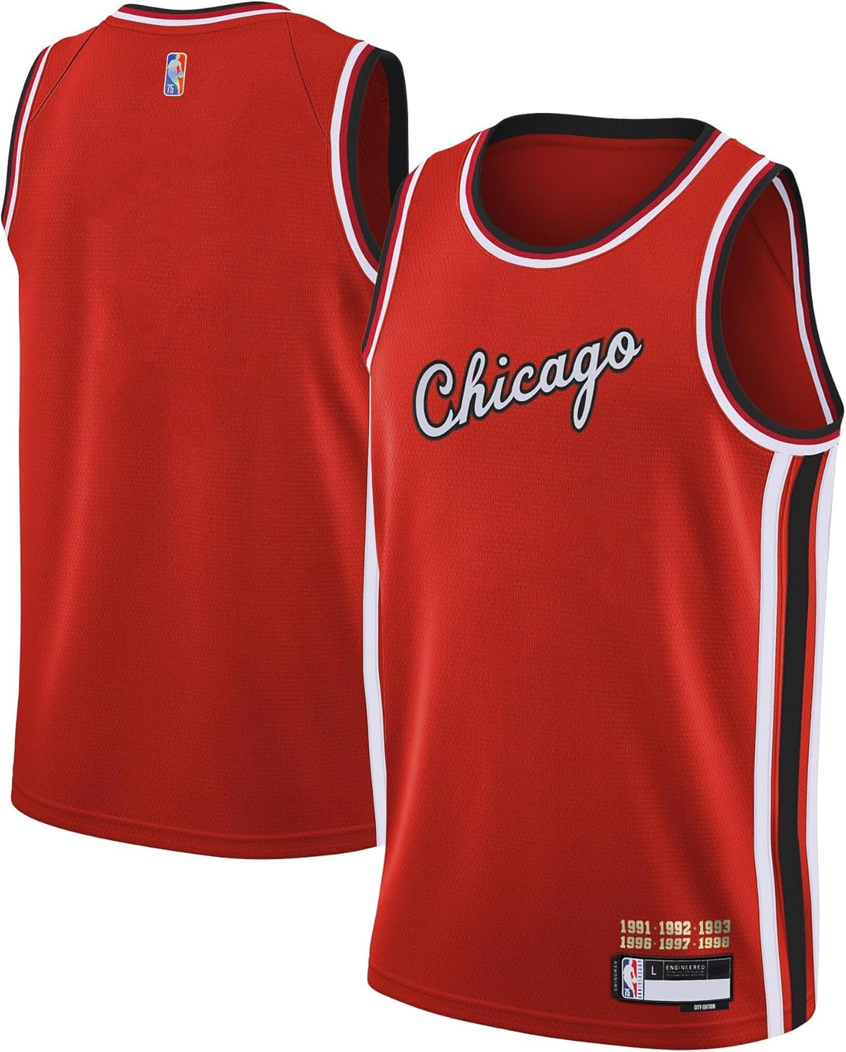 Outerstuff NBA Youth 8-20 75th Anniversary Alternate Edition Swingman Team Jersey - Image 12