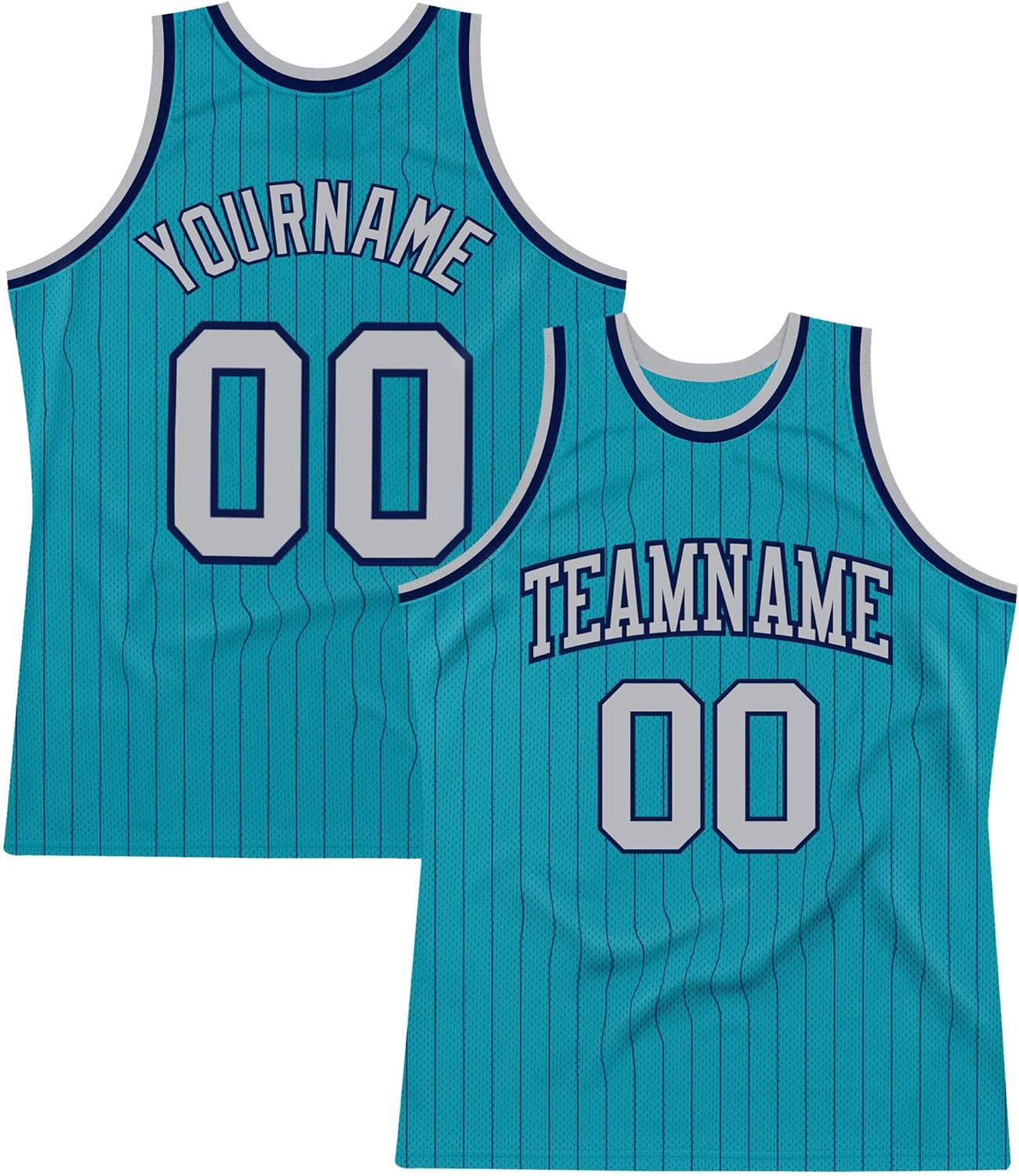 Custom Name Team Name Number White Black Pinstripe Black-Orange Authentic Basketball Jersey, Personalized Basketball Jersey - Image 16