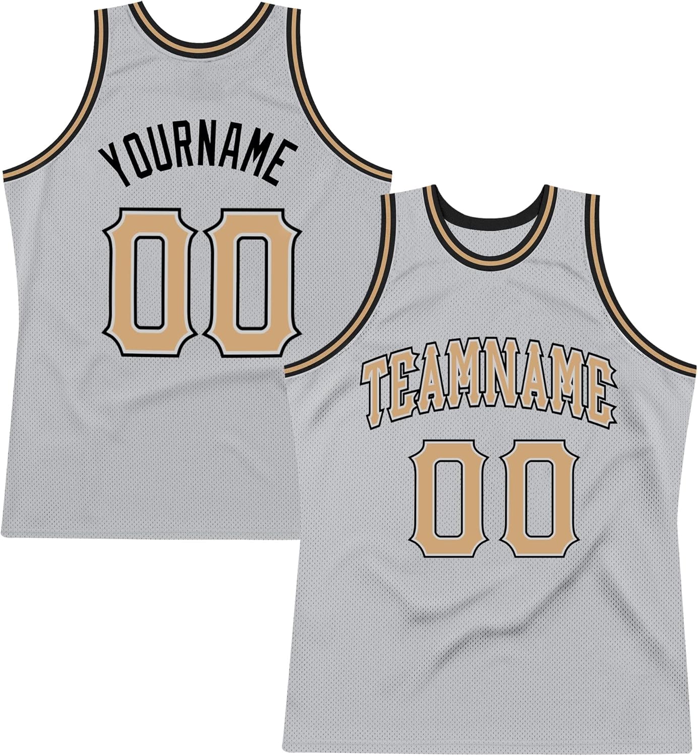 Custom Name Team Name Number Red Gold-White Authentic Throwback Basketball Jersey, Personalized Uniform Basketball Shirt - Image 30