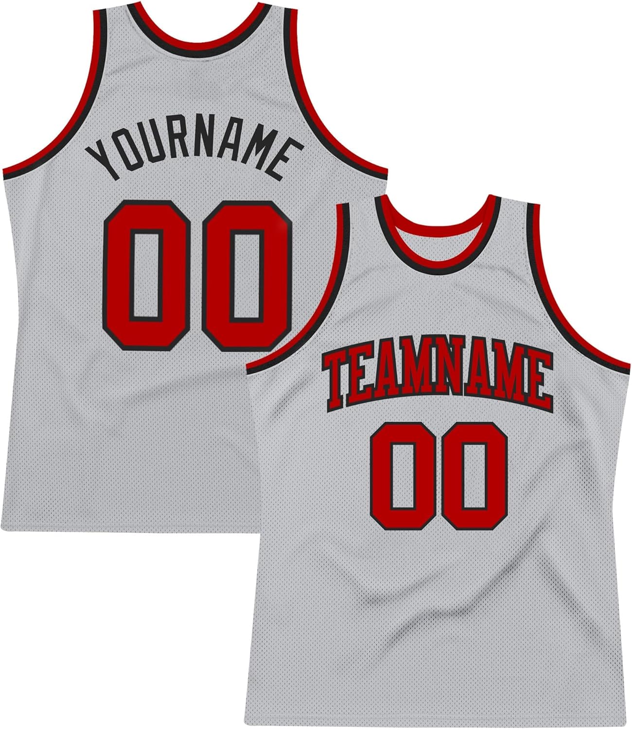 Custom Name Team Name Number Gray Royal-Gold Authentic Throwback Basketball Jersey, Personalized Basketball Jersey - Image 11