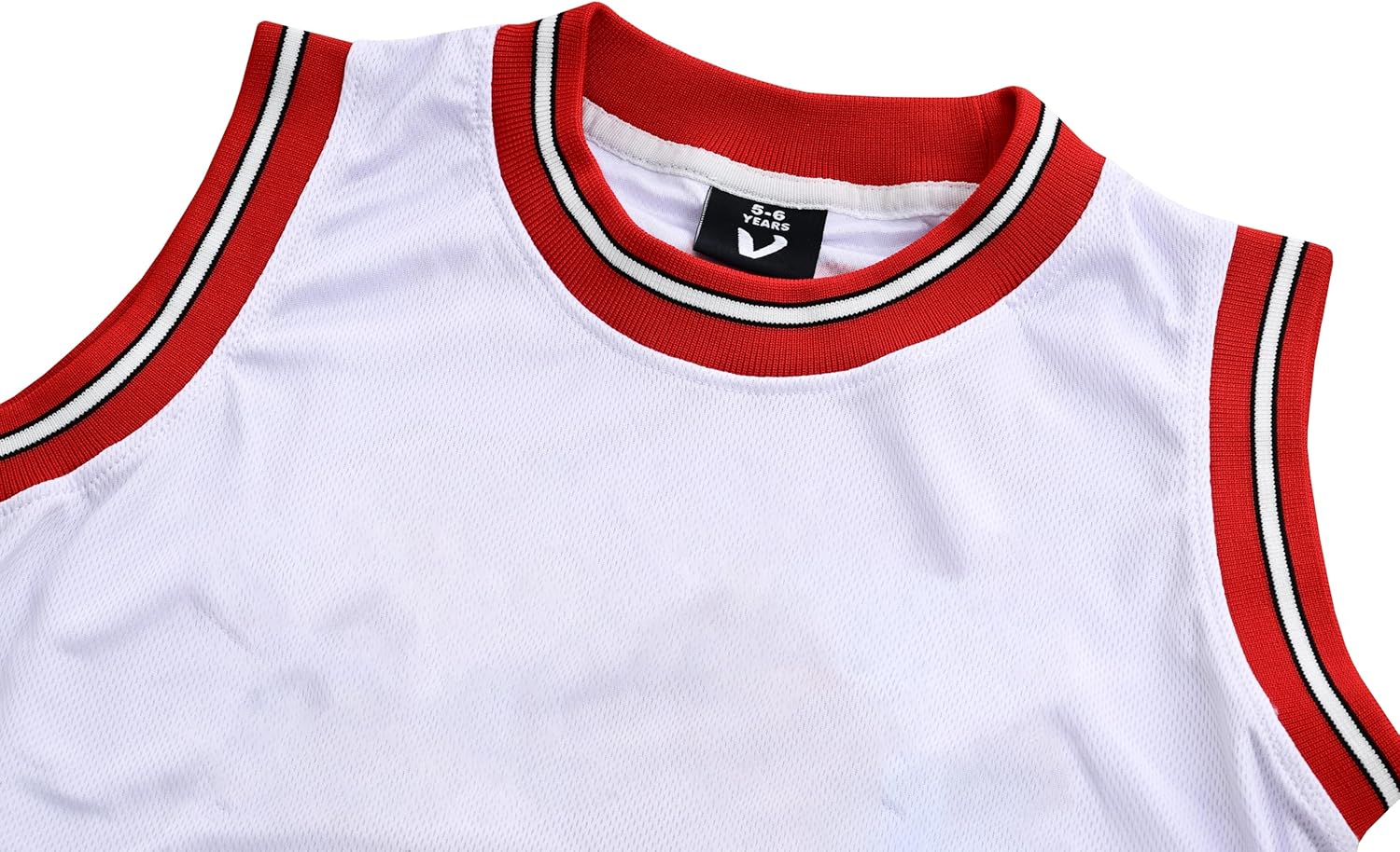 VEGAS APPAREL Kids Basketball Kit, 2 Piece Sleeveless Kids Basketball Jersey Shirt & Shorts for 2-14 Years Unisex Children - Image 6