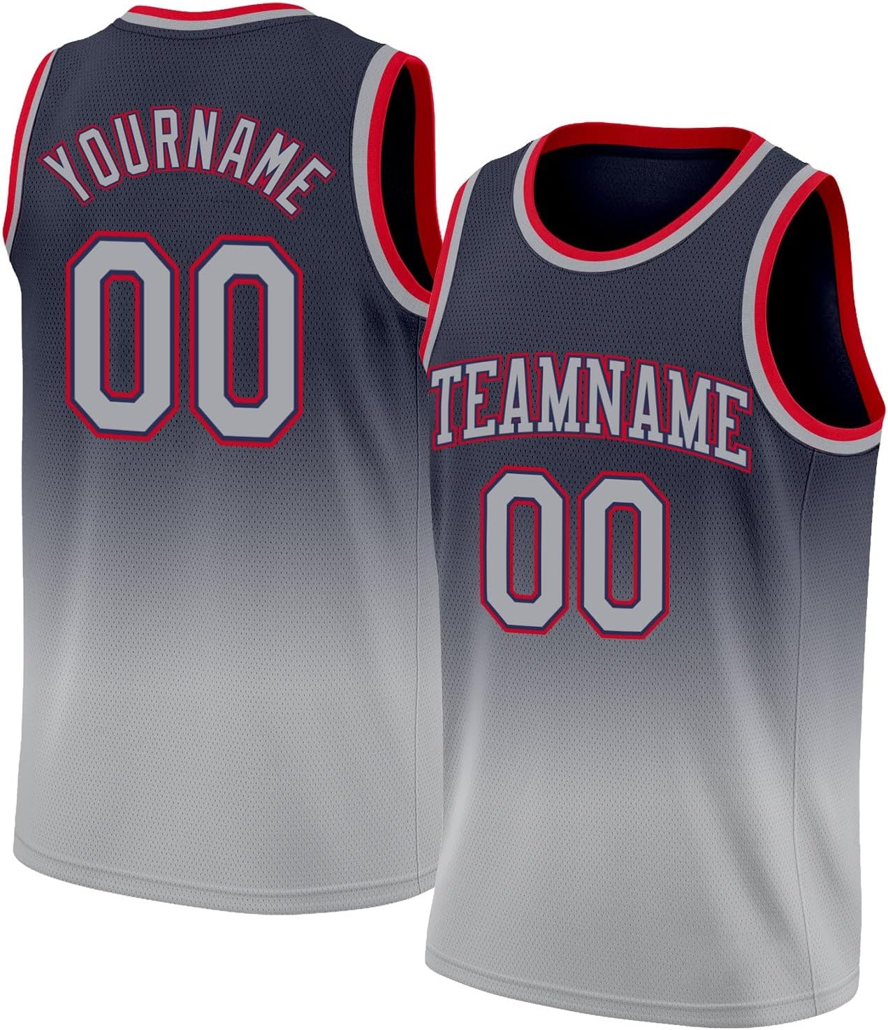 Custom Name Team Name Number Black Blue-Orange Authentic Throwback Basketball Jersey, Personalized Uniform Basketball Shirt - Image 14