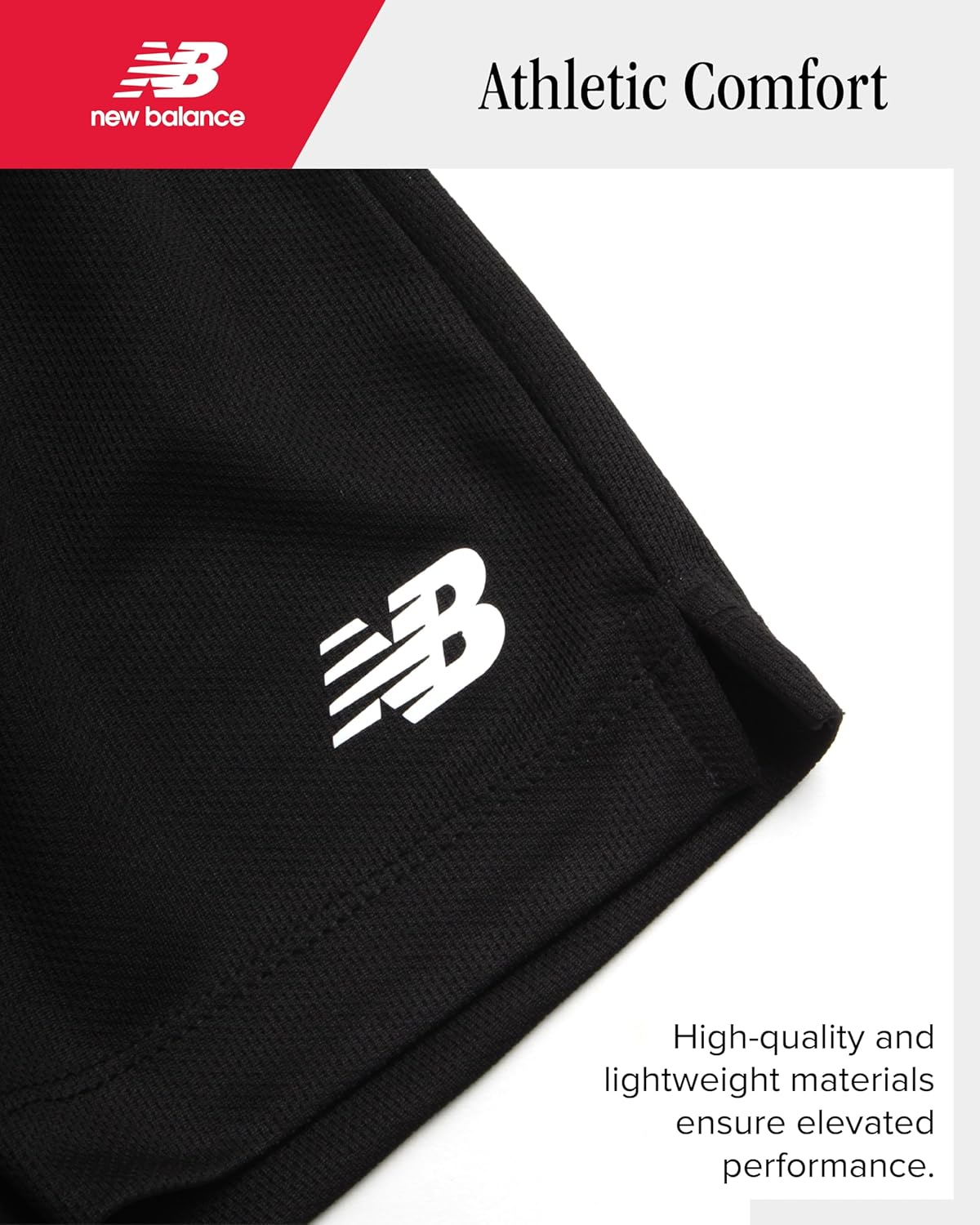 New Balance Girls Athletic Shorts - Active Performance Mesh Running Shorts - Dolphin Gym Shorts for Girls (Sizes: 7-16) - Image 3