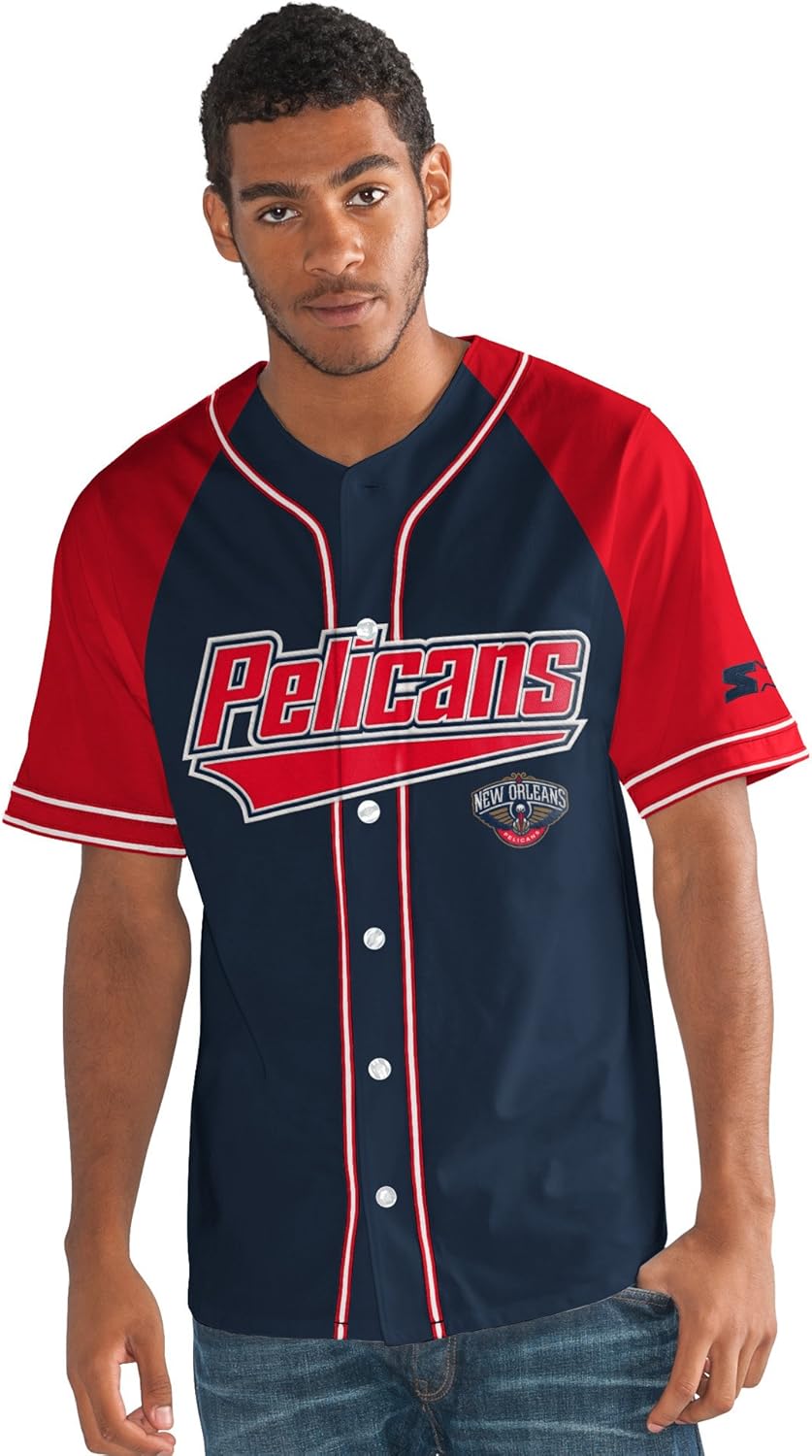 STARTER Adult Men NBA The Player Baseball Jersey