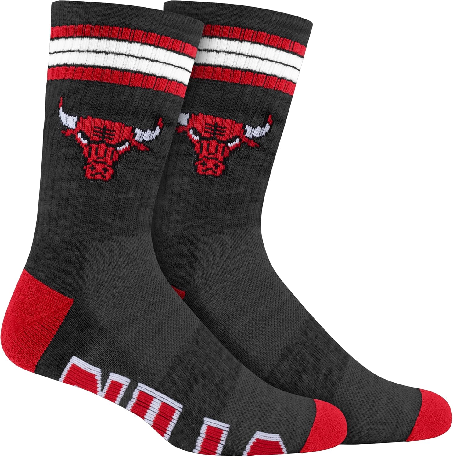 Ultra Game NBA boys Youth Training Cotton Crew Socks - Image 4