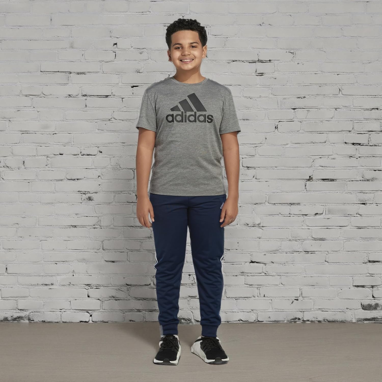adidas Boys Iconic Tricot Jogger Training Pants - Image 5