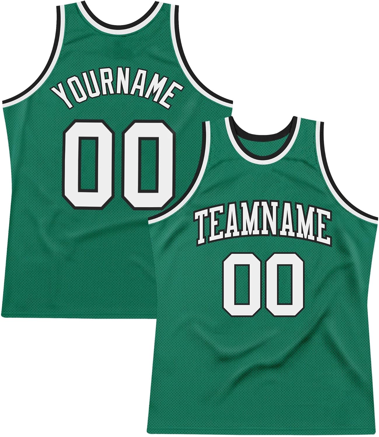 Custom Name Team Name Number Teal White Authentic Throwback Basketball Jersey, Personalized Basketball Jersey - Image 19