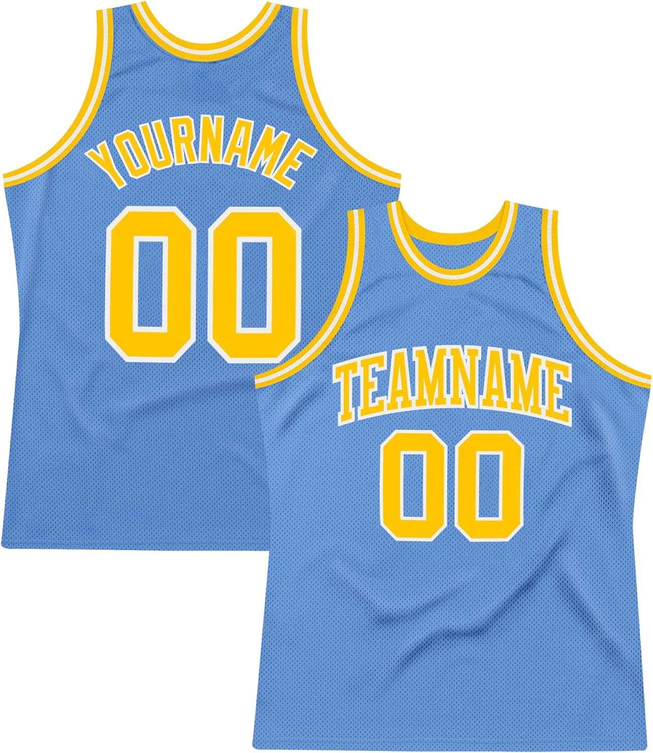 Custom Name Team Name Number Hunter Green Gold Authentic Throwback Basketball Jersey, Personalized Uniform Basketball Shirt - Image 20