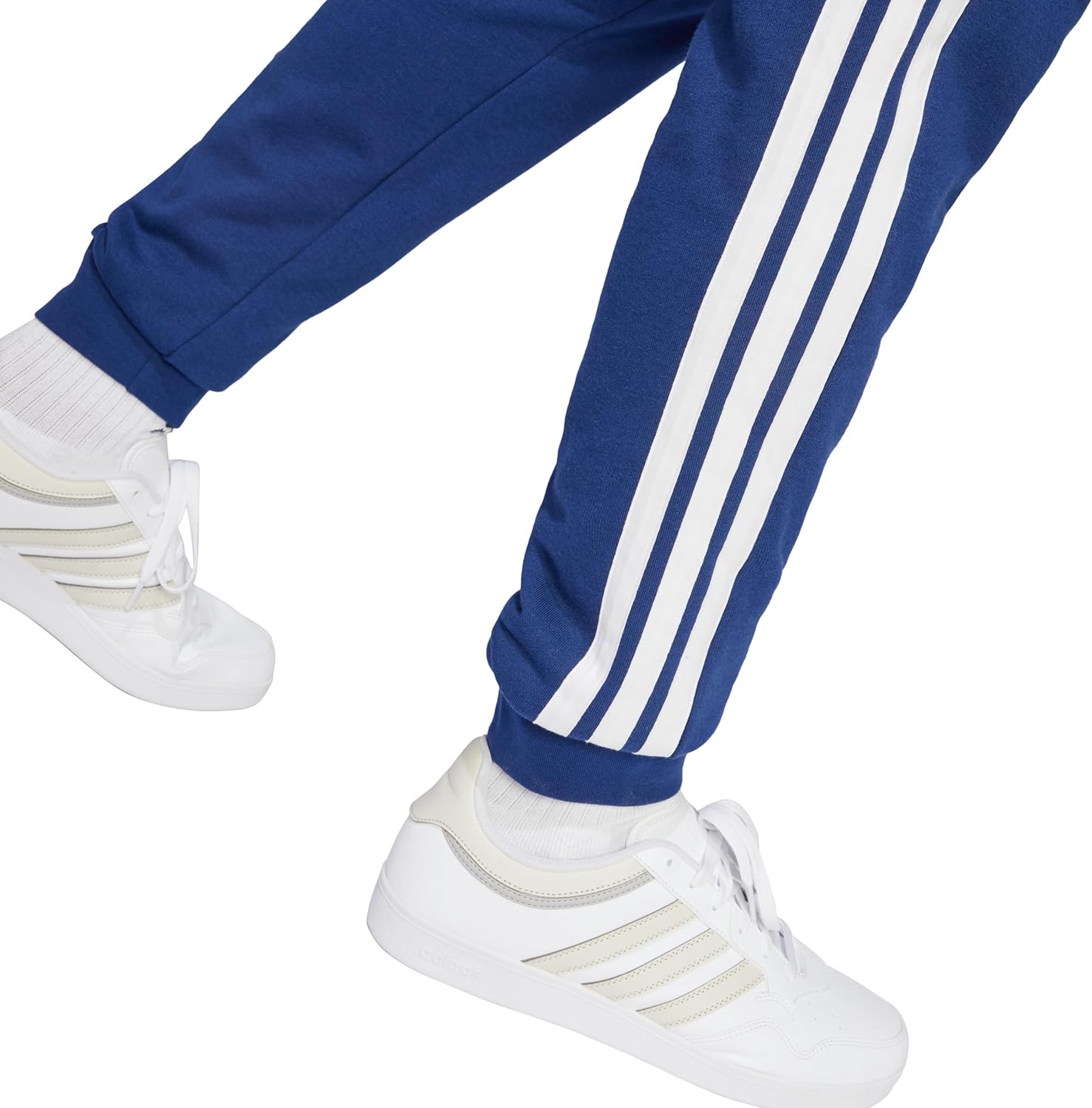 adidas Men's Essentials 3-Stripes French Terry Pants - Image 6