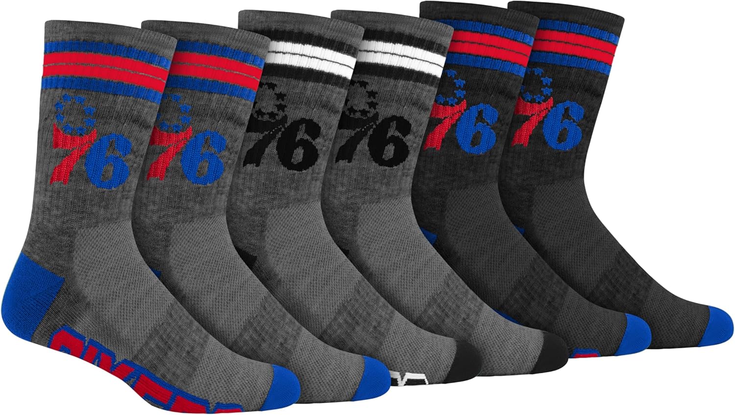 Ultra Game NBA boys Youth Training Cotton Crew Socks - Image 7