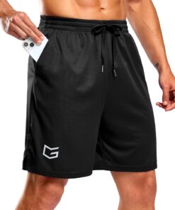 G Gradual Men's Athletic Workout Shorts with Pockets 5"/7"/9" Lightweight Quick Dry Gym Basketball Running Shorts for Men