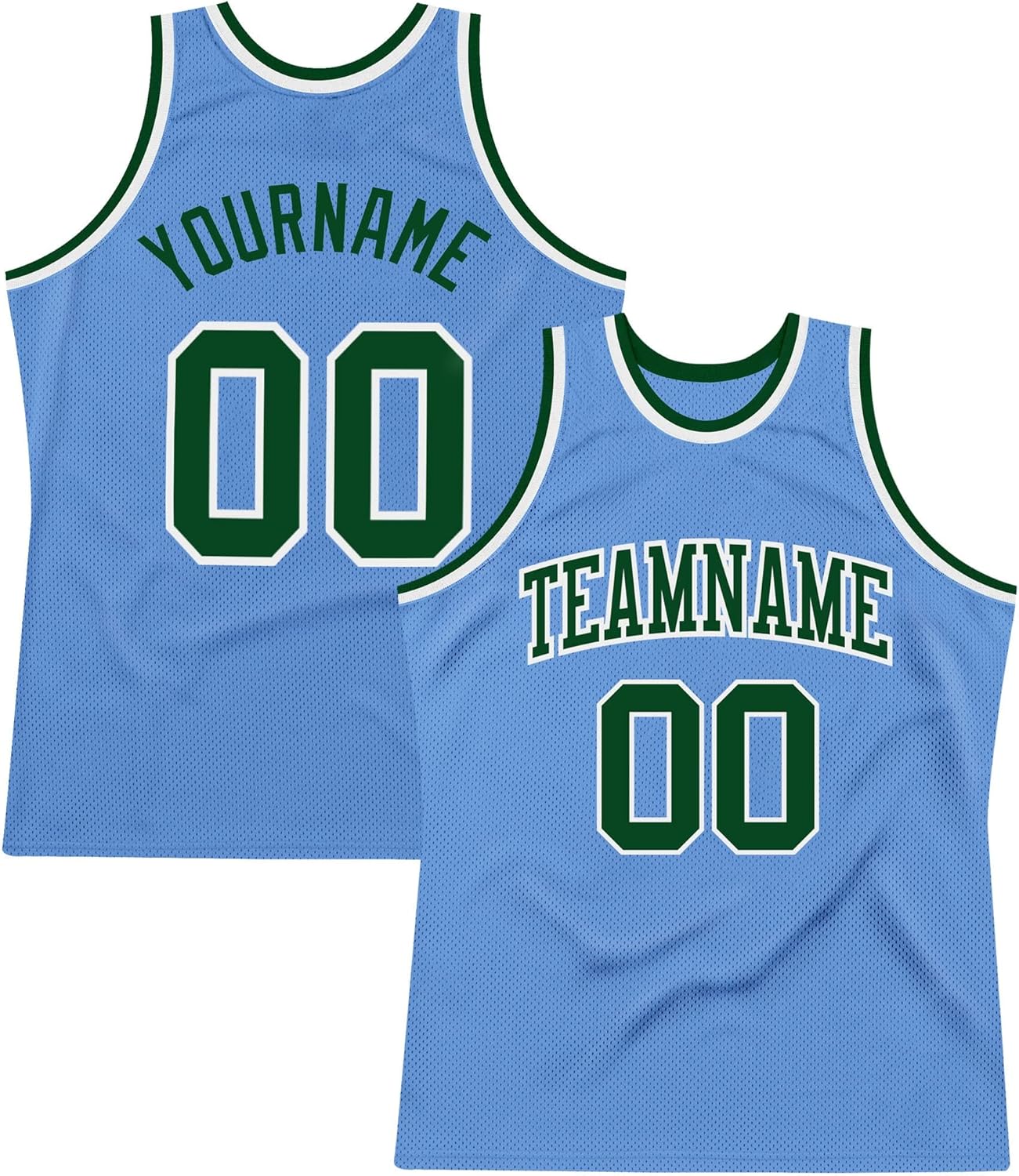 Custom Name Team Name Number Blue Blue-Navy Authentic Throwback Basketball Jersey, Personalized Basketball Jersey - Image 14