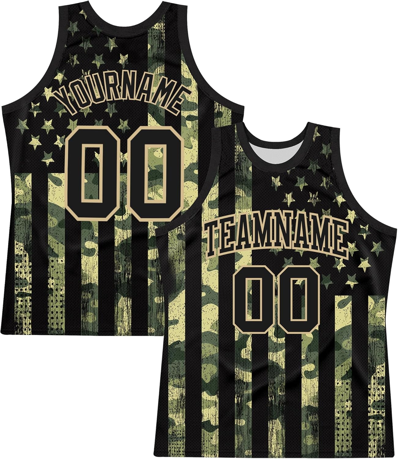 Custom Black Vintage USA Flag Crimson-Cream Gradient Fashion Basketball Jersey - Image 10