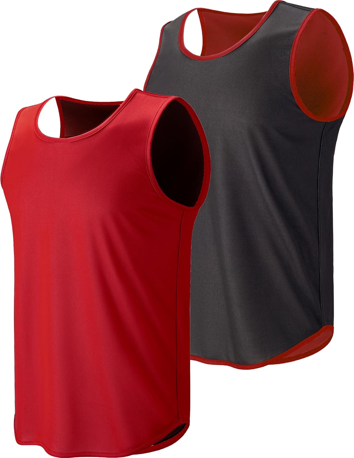 Liberty Pro Men's Lightweight Reversible Rec Tanks, Mesh Basketball Jerseys Athletic Quick Dry Shirts Team Scrimmage Uniforms - Image 12