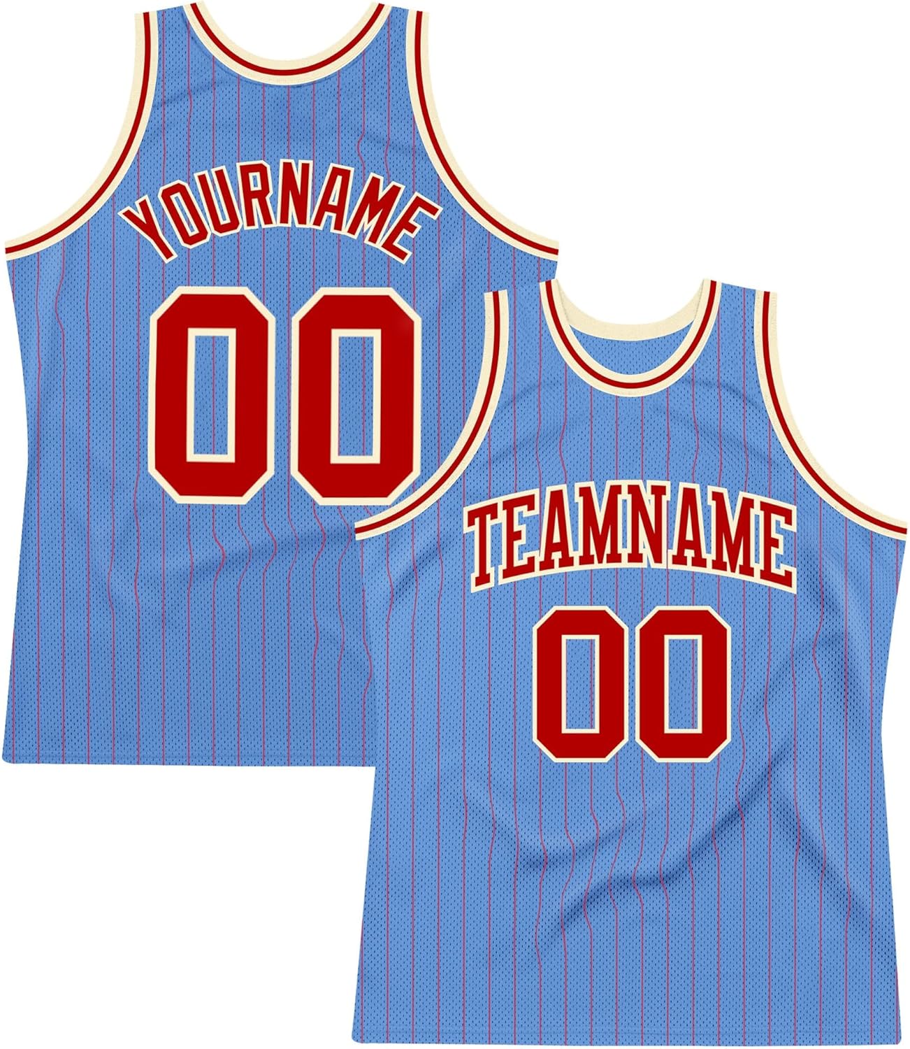 Custom Name Team Name Number White Black Pinstripe Purple Authentic Basketball Jersey, Personalized Uniform Basketball Shirt - Image 17