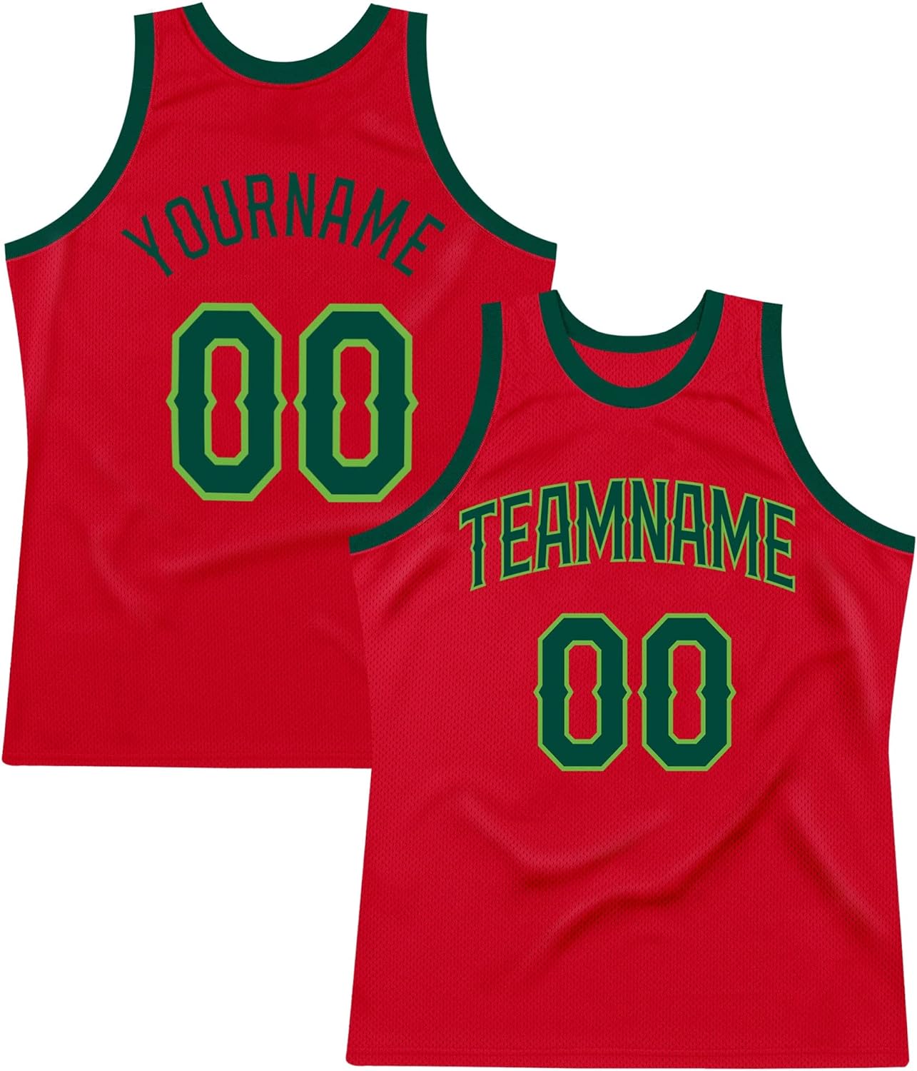 Custom Name Team Name Number Gold Red-Black Authentic Throwback Basketball Jersey, Personalized Uniform Basketball Shirt - Image 33