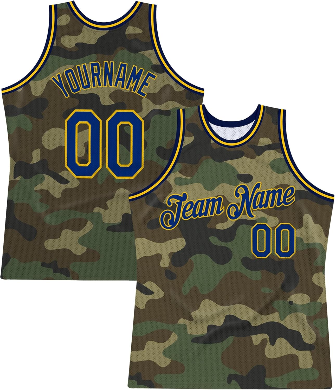 Custom Name Team Name Number Orange Blue-Navy Authentic Throwback Basketball Jersey, Personalized Uniform Basketball Shirt - Image 32