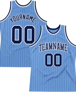 Custom Name Team Name Number White Black Pinstripe Purple Authentic Basketball Jersey, Personalized Uniform Basketball Shirt
