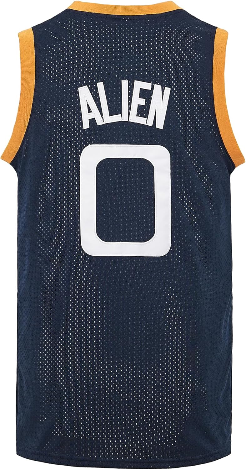 Mens Basketball Jersey Alien 0 Monstars Space Jersey 90s Hiphop Party Shirts - Image 2