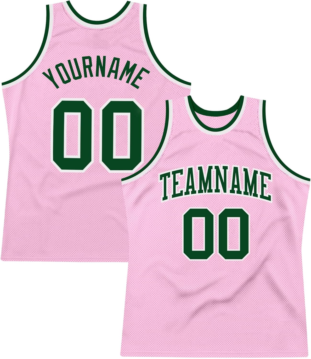 Custom Name Team Name Number Teal White Authentic Throwback Basketball Jersey, Personalized Basketball Jersey - Image 22