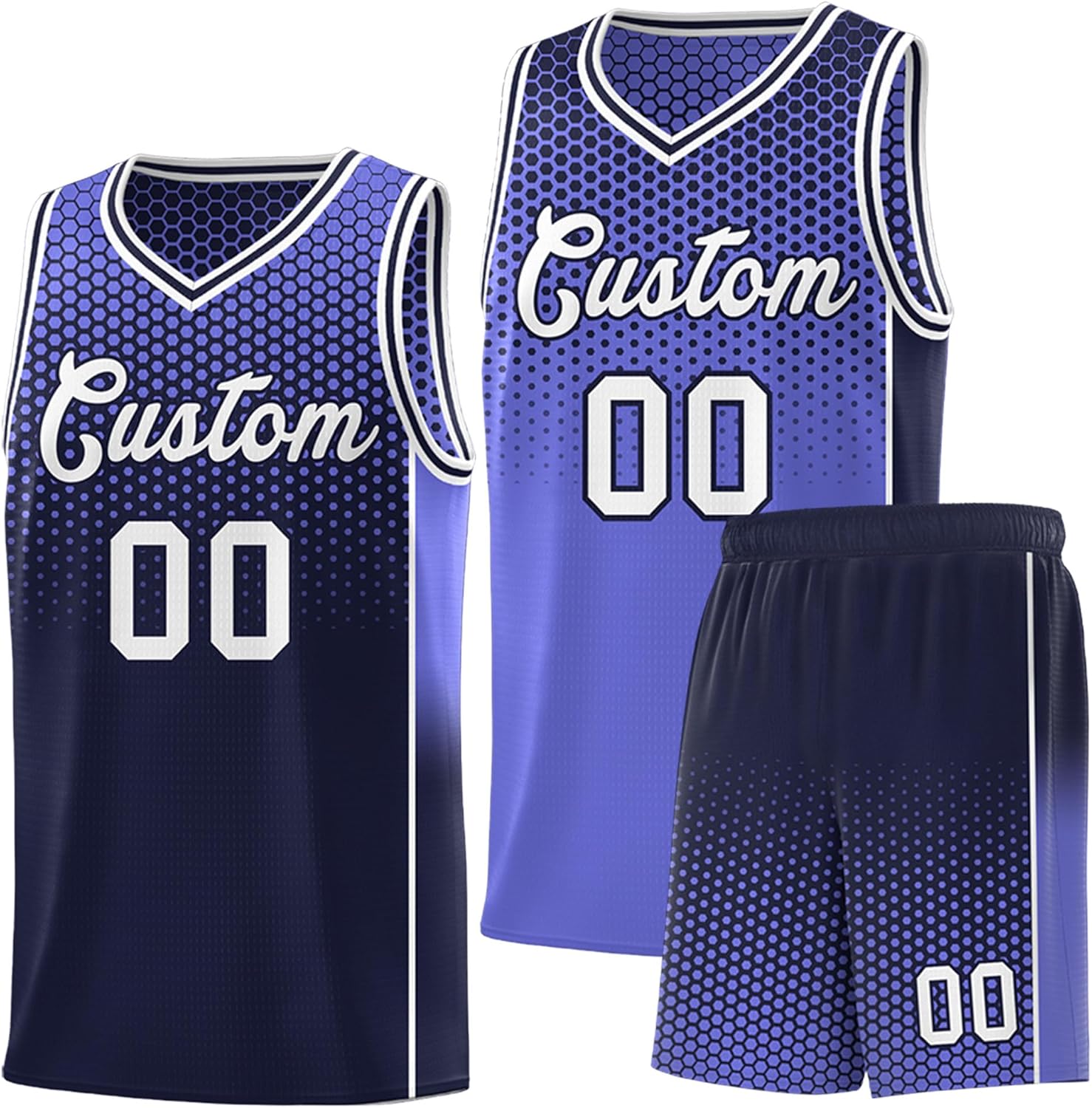 KXK Personalized Your Own Team Reversible Basketball Jersey for Men Women Youth - Custom Add Print Name Number Logo - Image 21