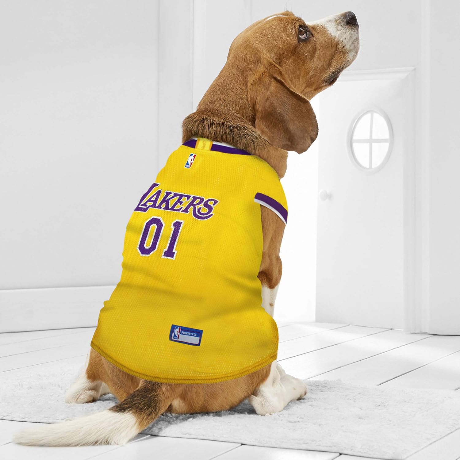 Pets First NBA LOS ANGELES LAKERS DOG Jersey, X-Large - Tank Top Basketball Pet Jersey - Image 2