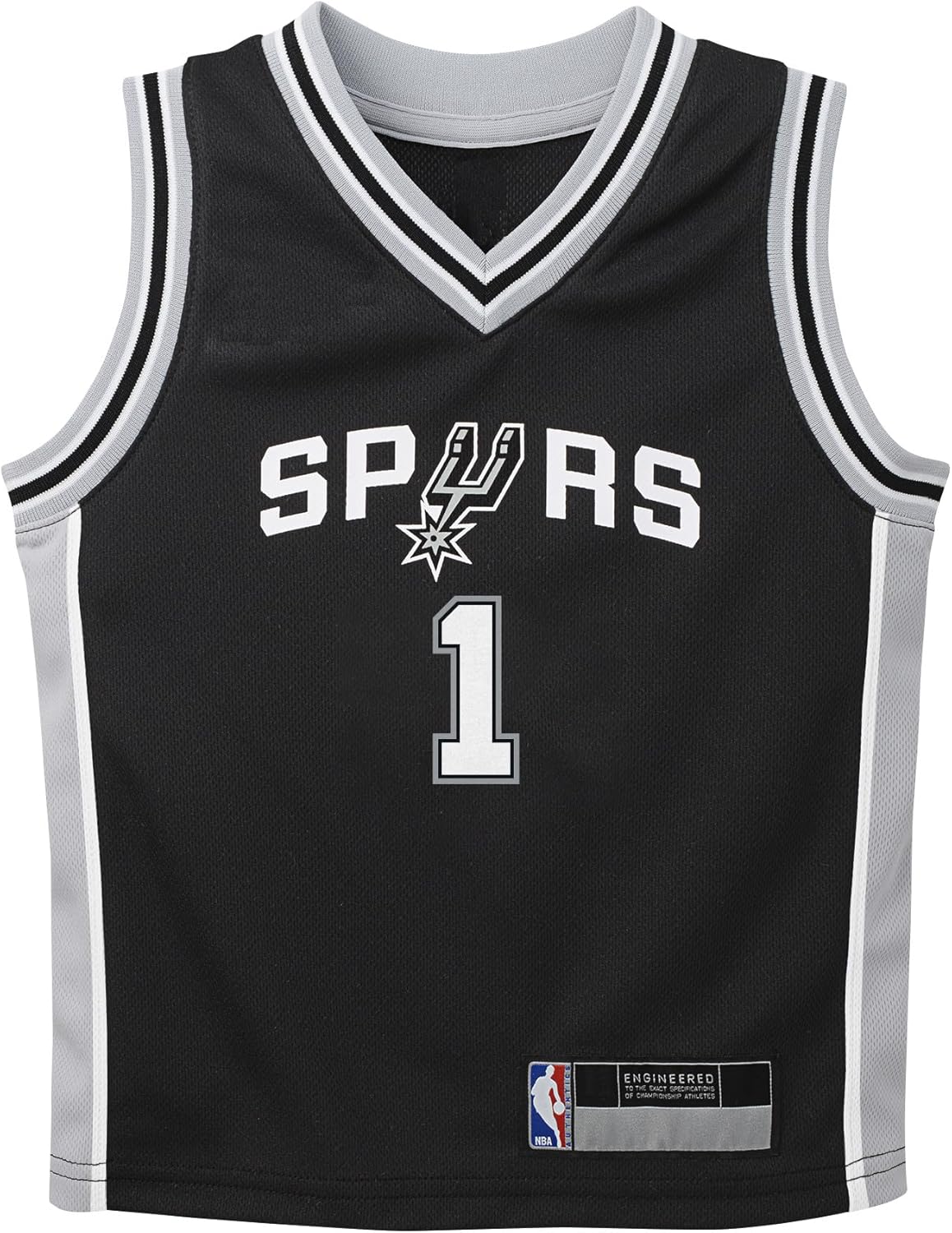 Victor Wembanyama San Antonio Spurs NBA Toddler 2-4 Black Icon Edition Player Jersey - Image 2