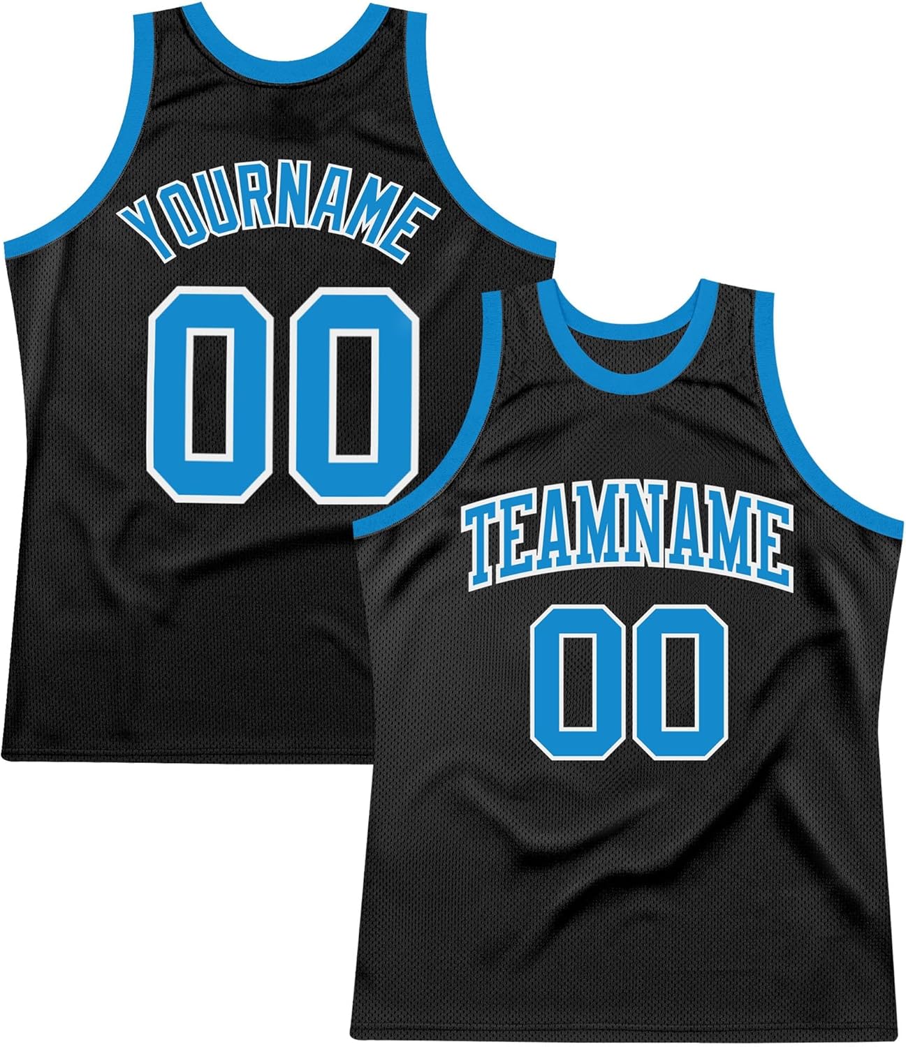 Custom Name Team Name Number Black White Purple-Teal Authentic Throwback Basketball Jersey, Personalized Basketball Jersey - Image 11