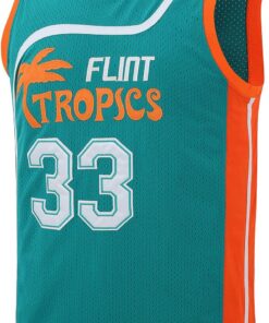 Flint Tropics Jersey Moon #33 Basketball Jerseys,90S Hip Hop Jersey S-XXXL