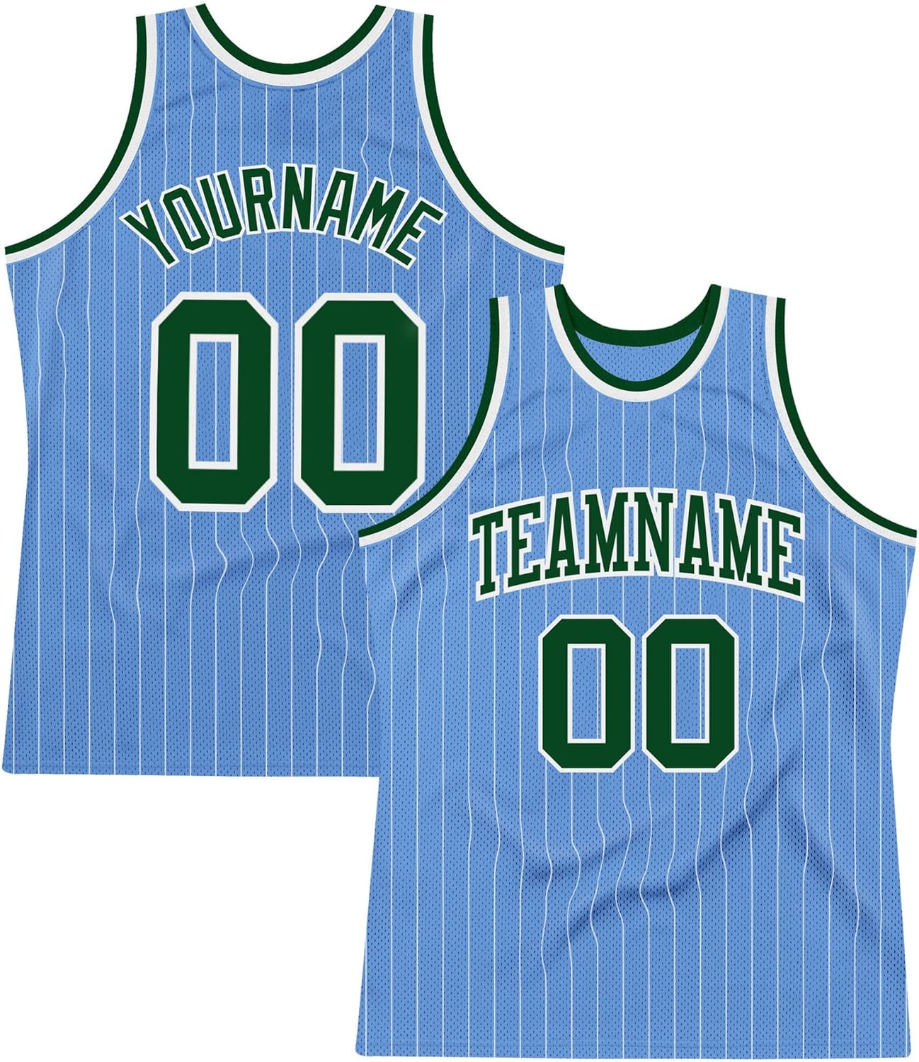 Custom Name Team Name Number White Black Pinstripe Black-Orange Authentic Basketball Jersey, Personalized Basketball Jersey - Image 26