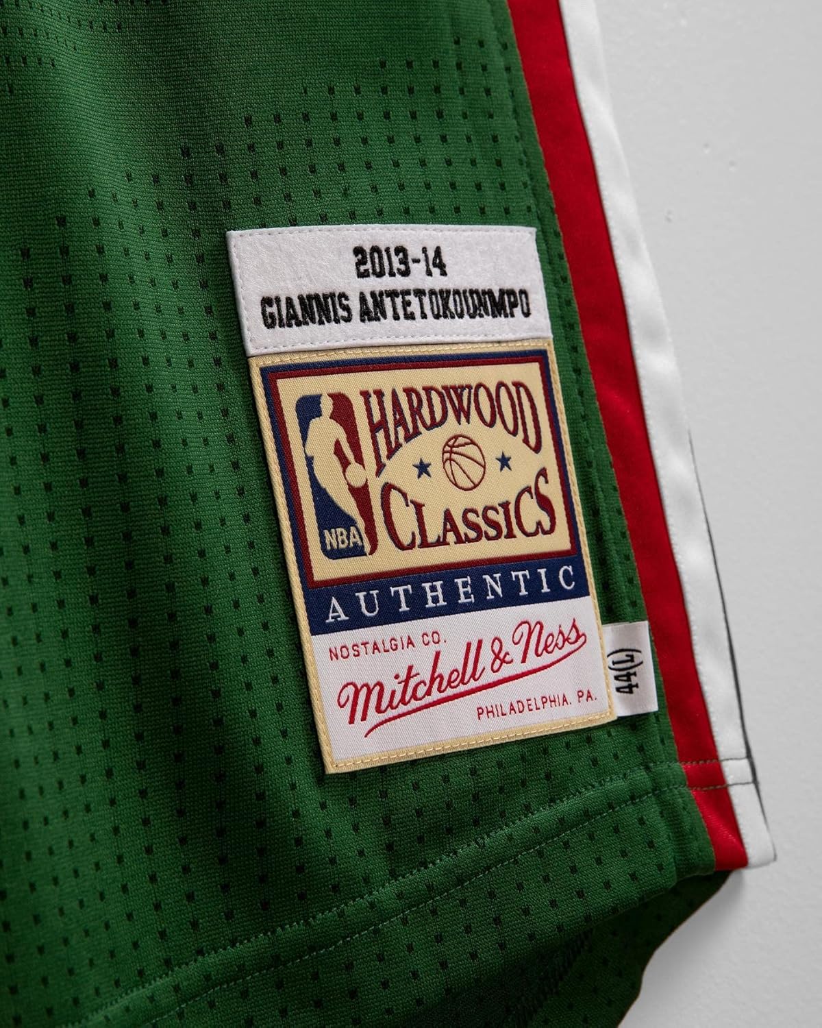 Mitchell & Ness NBA Authentic Road Jersey 2013 Milwaukee Bucks - G. Antetokounmpo, Green - Image 5