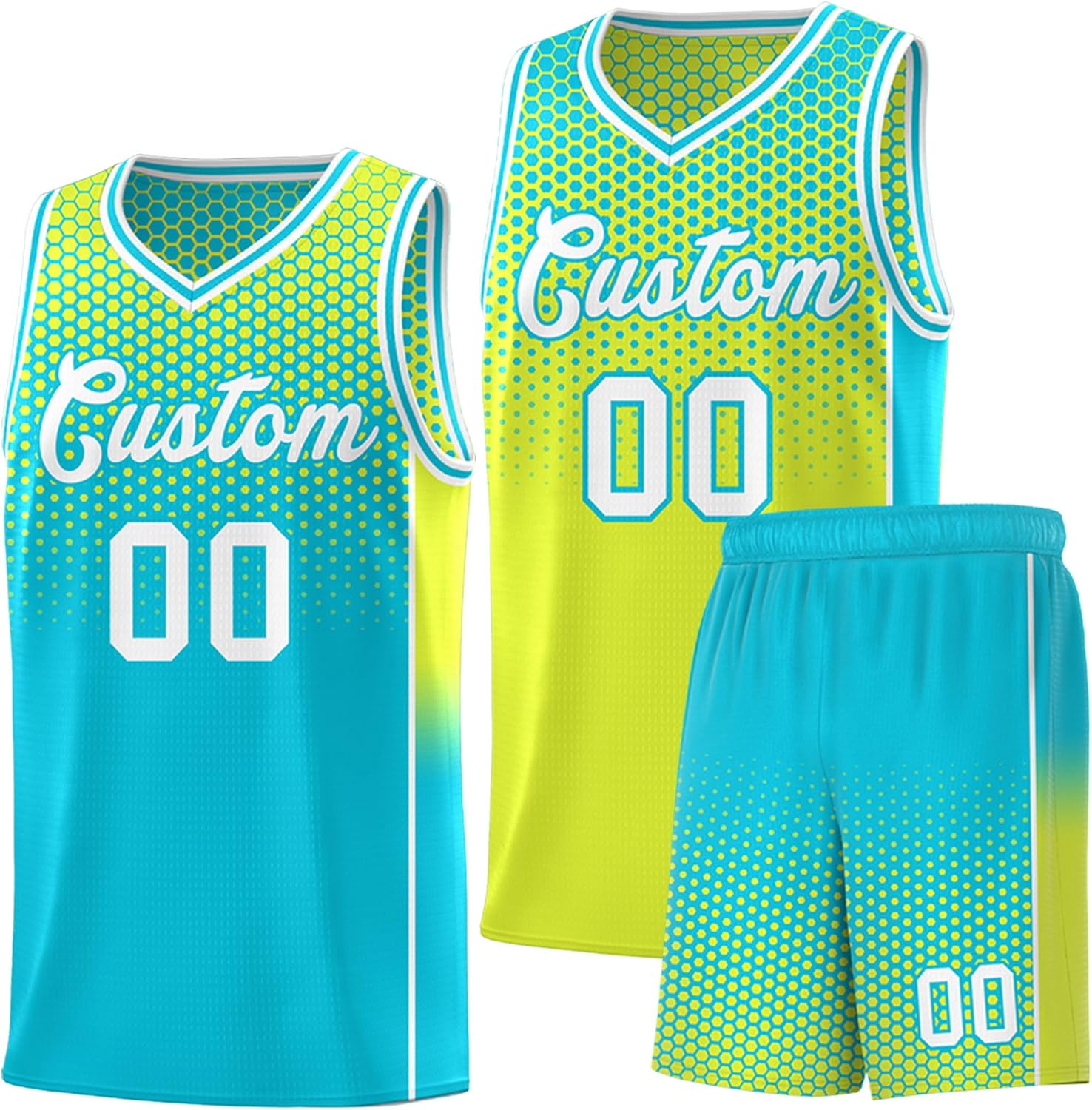 KXK Personalized Your Own Team Reversible Basketball Jersey for Men Women Youth - Custom Add Print Name Number Logo - Image 14