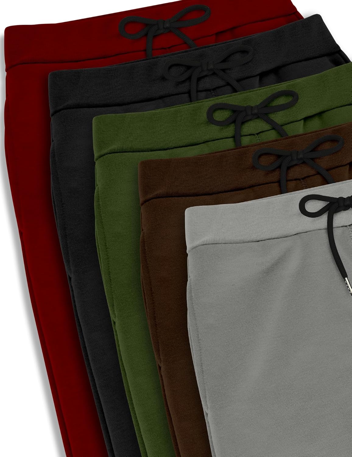 5Pack Boys Sweatpants Kids Athletic Pants Soft Joggers Sweat Pants with Pockets Drawstring Boys Workout Clothes - Image 3