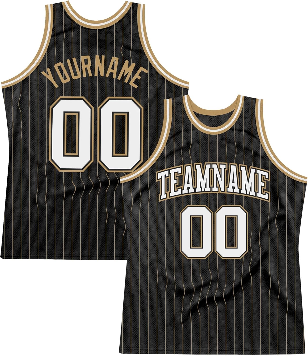 Custom Name Team Name Number Black White Pinstripe Maroon-White Authentic Basketball Jersey, Personalized Basketball Jersey - Image 25
