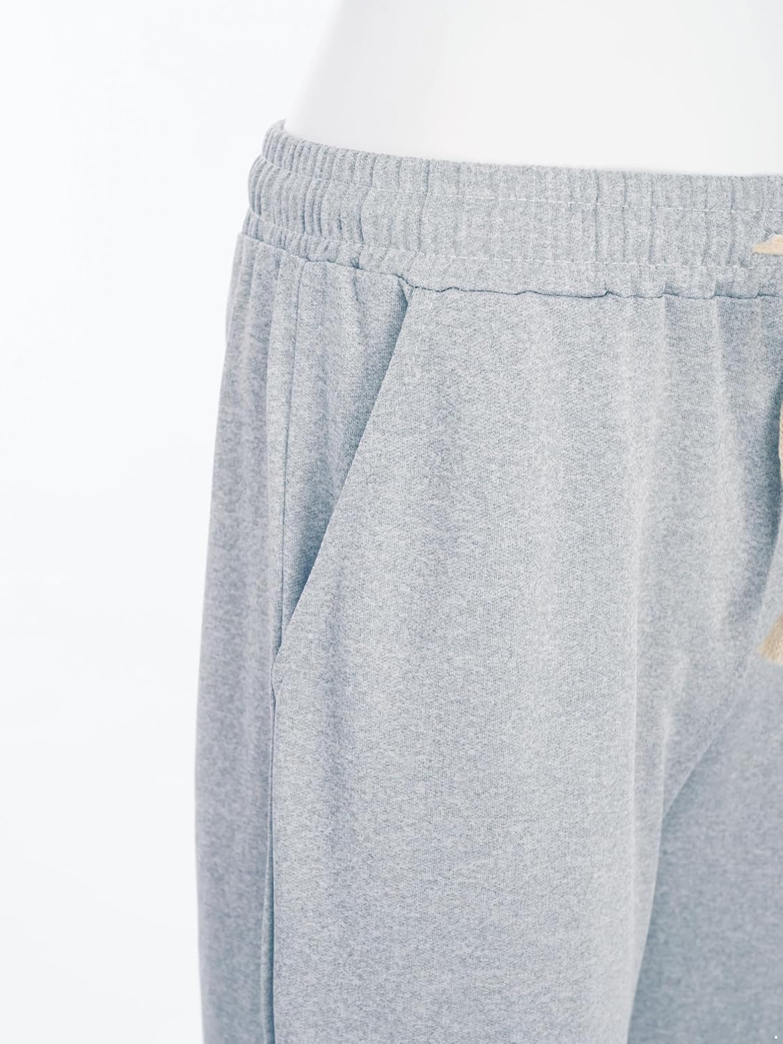 YiZYiF Men's Solid Color Sweatpants with Pockets Cotton Joggers Sports Pants Basketball Jogging Trousers - Image 6