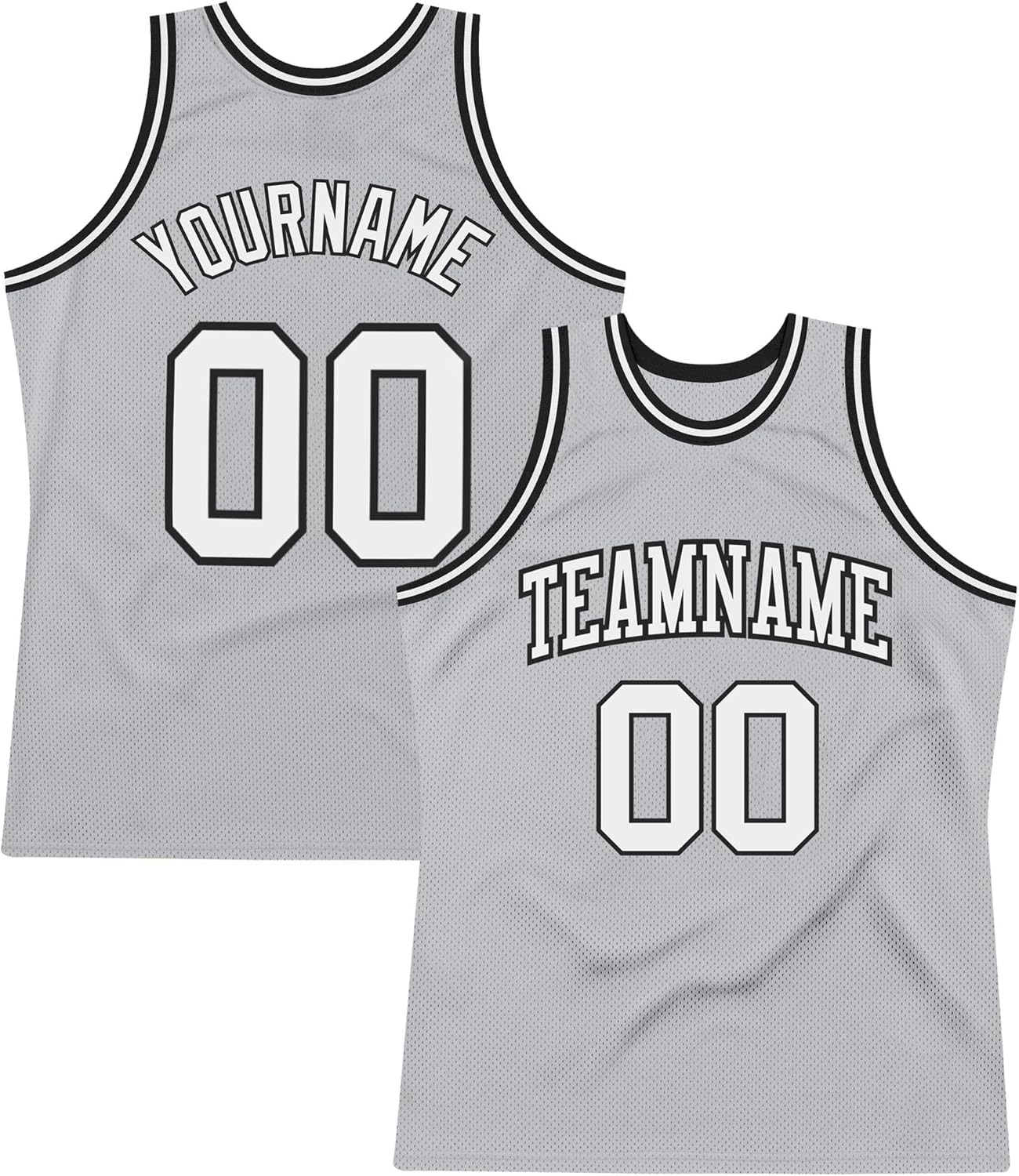 Custom Name Team Name Number Gray Red-Gold Authentic Throwback Basketball Jersey, Personalized Basketball Jersey - Image 13